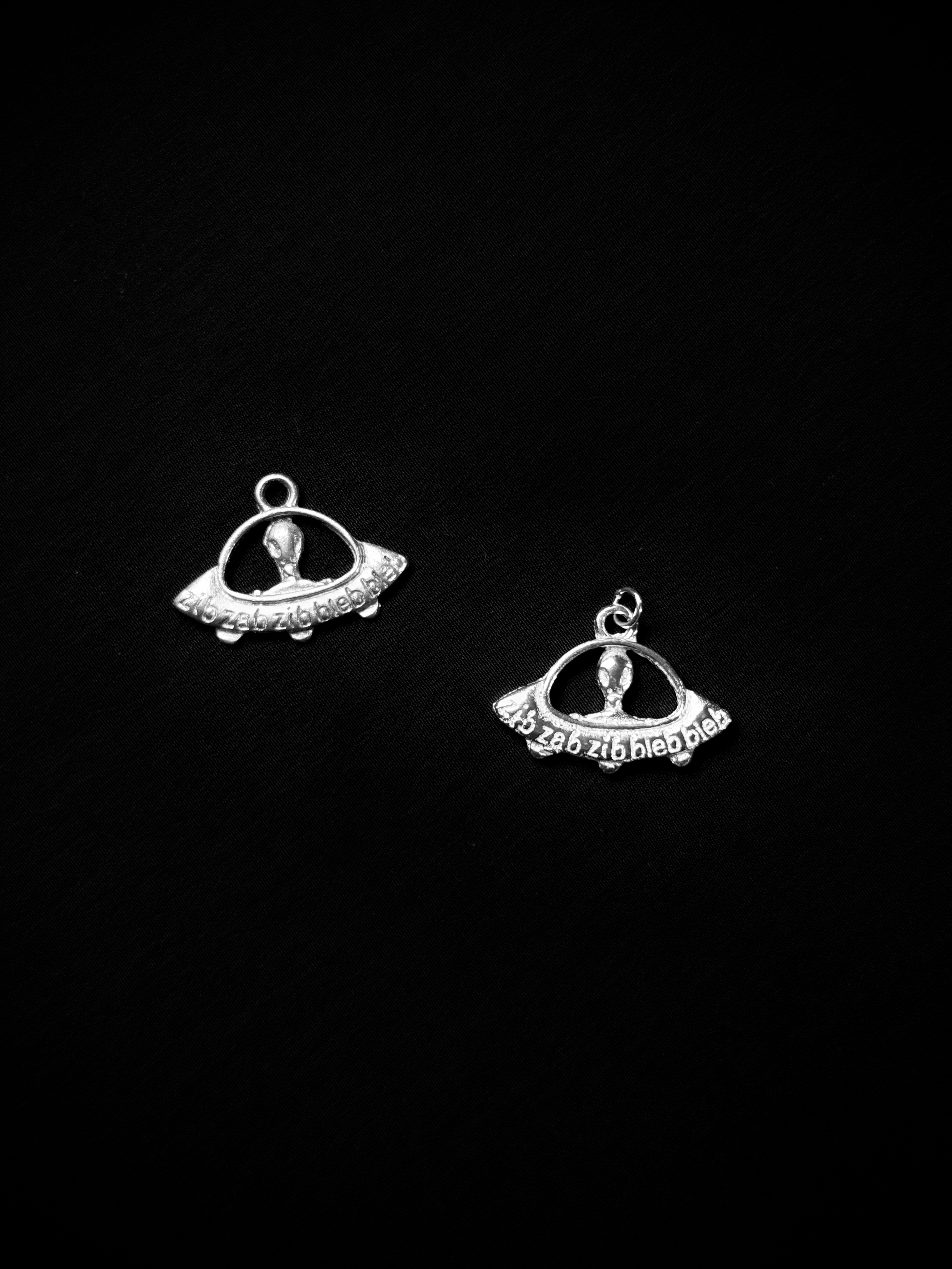Alien in sterling silver