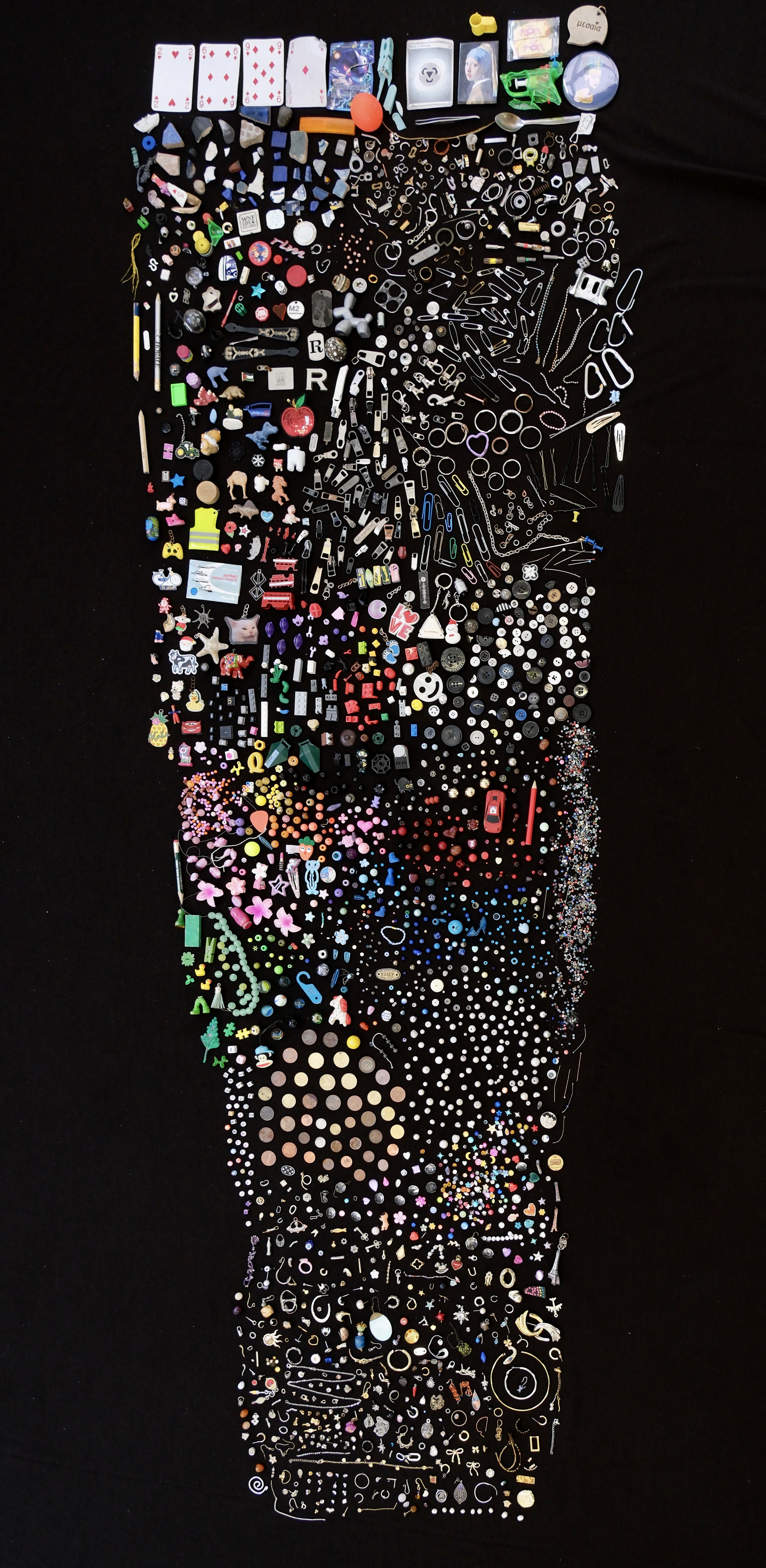 Until Found archive objects arranged in one image