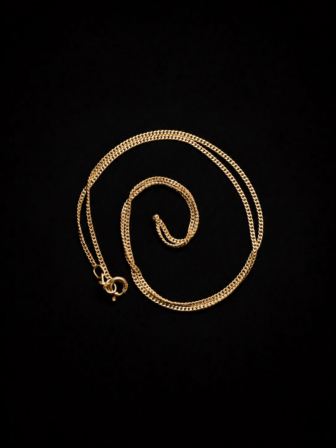 Gold Curb Chain