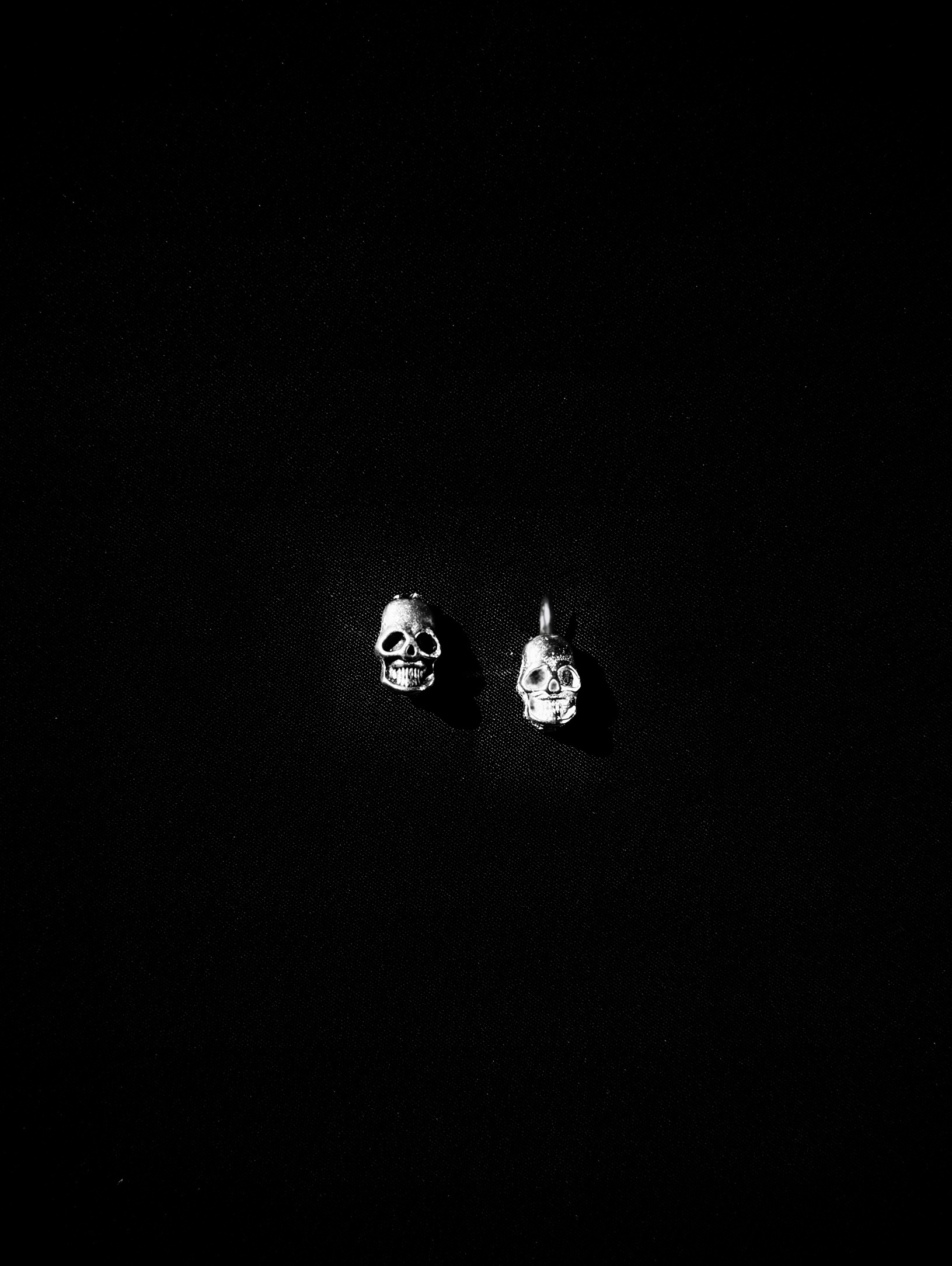 Tiny Skull in sterling silver